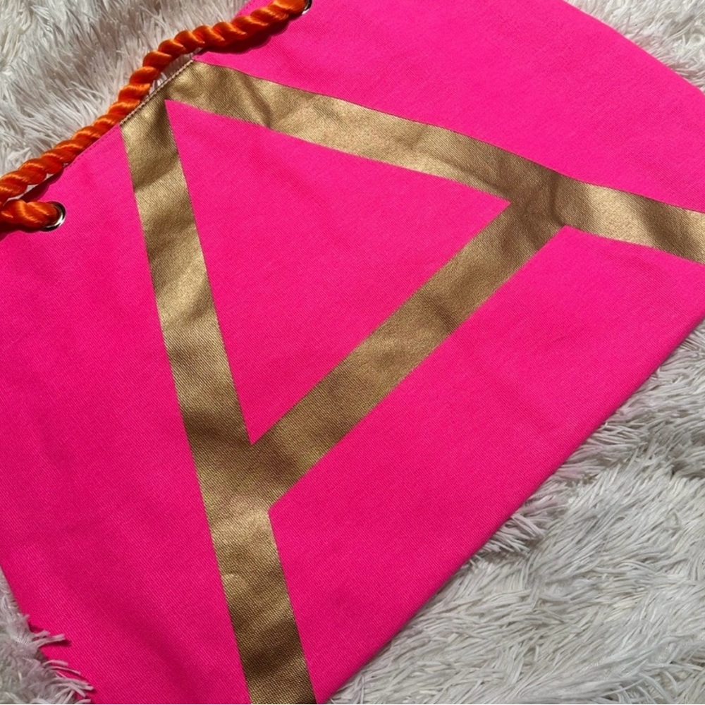 Avon Hot Pink Oversized Canvas Tote Bag 29x13” - Picture 8 of 9
